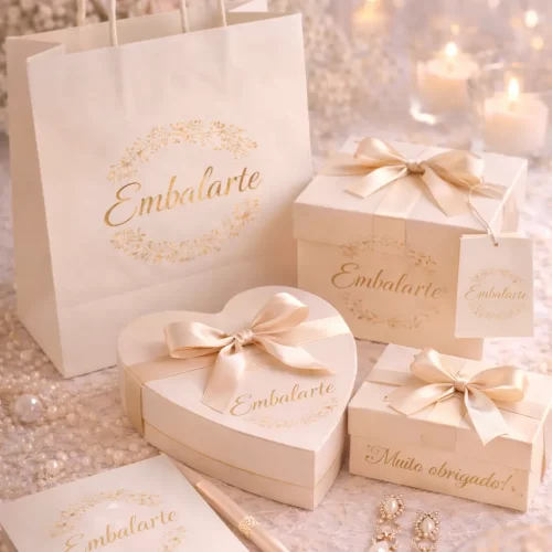 Elegância em tons de ouro e pérolas